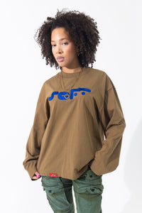 Softwear “SOFT” logo l/s T (brown)