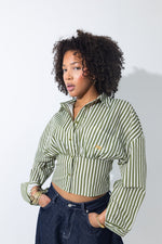Softwear Cinched Stripe shirt