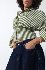 Softwear Cinched Stripe shirt