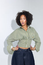 Softwear Cinched Stripe shirt