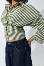 Softwear Cinched Stripe shirt