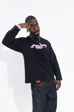 Softwear “SOFT” logo l/s T (black)