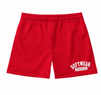 Softwear Athletics mesh shorts (red)