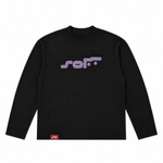 Softwear “SOFT” logo l/s T (black)